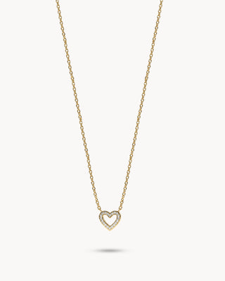 Collar mini corazón