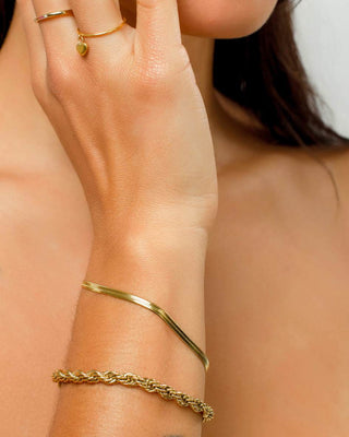 Pulsera cadena de serpiente elegancia