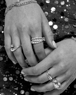 Anillo Paris color plata