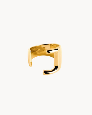 Anillo Worthy Ajustable con tu inicial