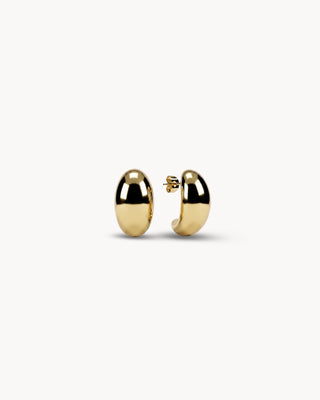 Aretes Domo Dorado