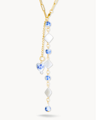 Aretes argolla dorada con perla barroca grande colgante al sol, waterproof de Pialü