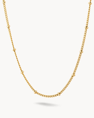 Cadena Brisa fina con bolitas