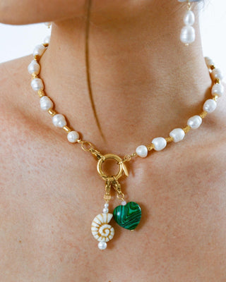 Mix collar charms multiusos Versailles en perlas gigantes