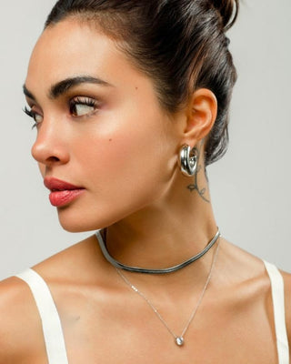 Collar Carobela color plata