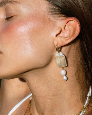 Aretes de perla barroca Dulcinea