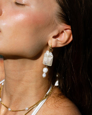 Aretes de perla barroca Dulcinea