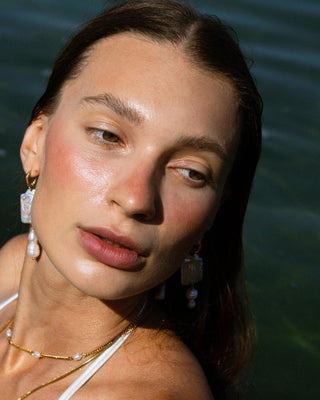 Aretes de perla barroca Dulcinea