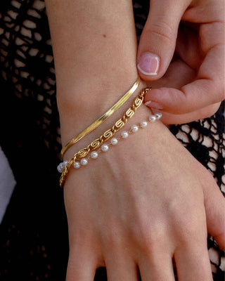 Pulsera cadena de serpiente elegancia