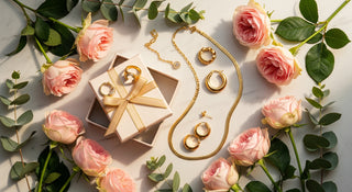 Joyas doradas de acero inoxidable como regalo perfecto para el Día de la Mujer