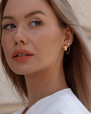 Aretes Melusina Zircón