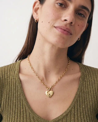 Collar Candado Corazón