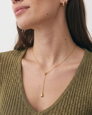 Collar Gota Dorada Ajustable