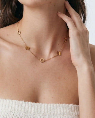 Collar Treboles Dorados