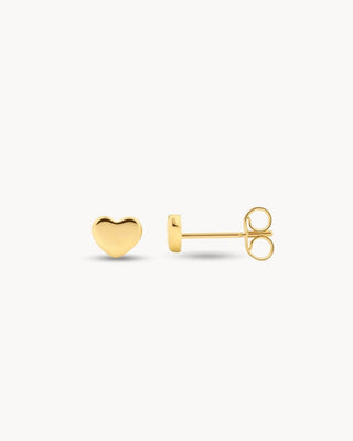 Aretes stud corazón