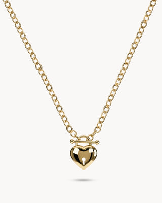 Collar Candado Corazón