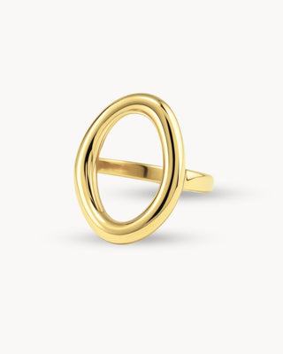 Anillo de aro le gusta el rock