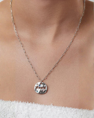 Collar mamá con circones Silver