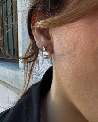 Aretes satin de perla