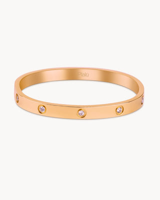 Brazalete Amanda con critales Rose Gold