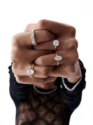 Anillo Marquise Destello