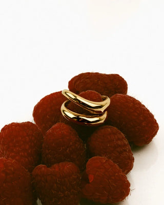 Anillo Doble Tremenda Silver