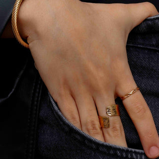 Anillo fino Rope - pialu