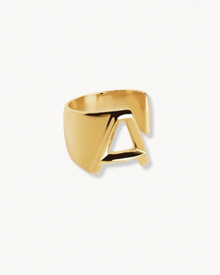 Anillo Worthy Ajustable con tu inicial