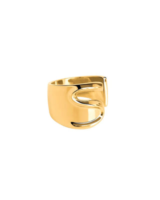 Anillo Worthy Ajustable con tu inicial