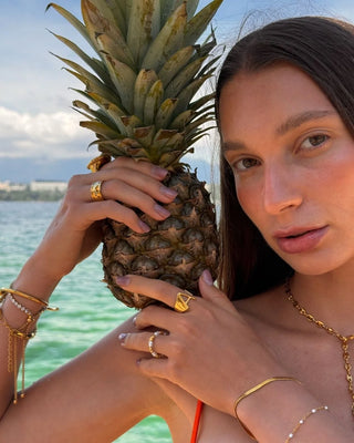 Anillo Worthy Ajustable con tu inicial