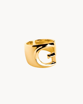 Anillo Worthy Ajustable con tu inicial