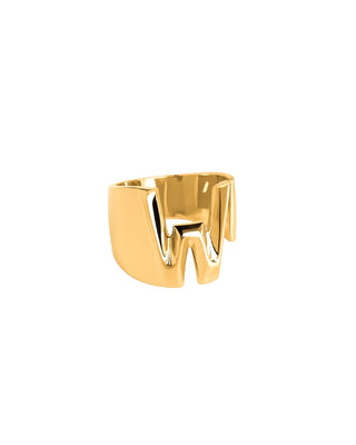 Anillo Worthy Ajustable con tu inicial