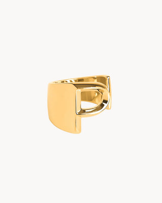 Anillo Worthy Ajustable con tu inicial