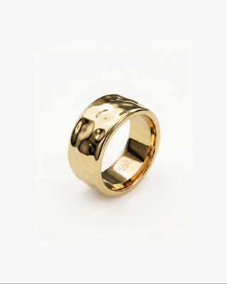 Anillo Martillado Ancho
