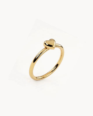Anillo Corazón Dorado