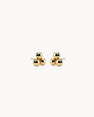 Aretes Bolitas Doradas