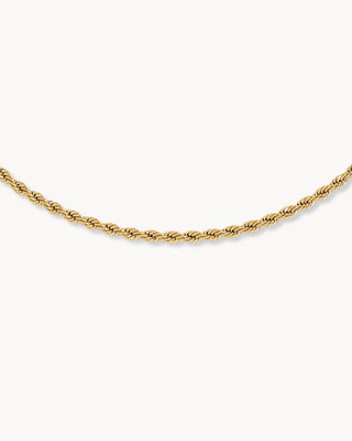 Collar cadena de trenza clásica