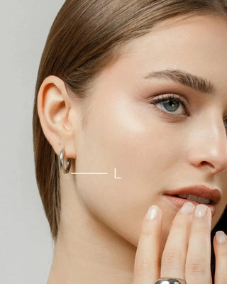 Aros clásicos Gala color plata