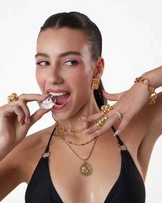 Anillo Be brave de flor