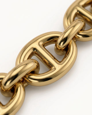 Pulsera Eslabones Dorados Ancla
