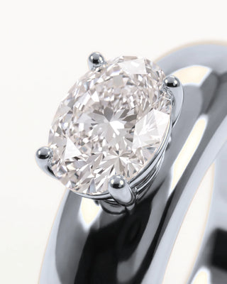 Anillo Solitario Glam Plata