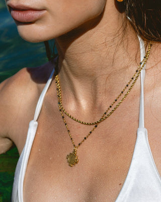 Collar cadena de trenza clásica