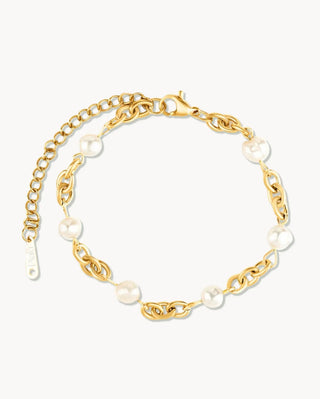 Pulsera Alba con perlas naturales de mar