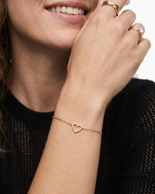 Pulsera corazón mini