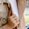 Anillo con Zircones Isla - pialu