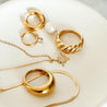 Hoops colgantes de perla barroca - pialu