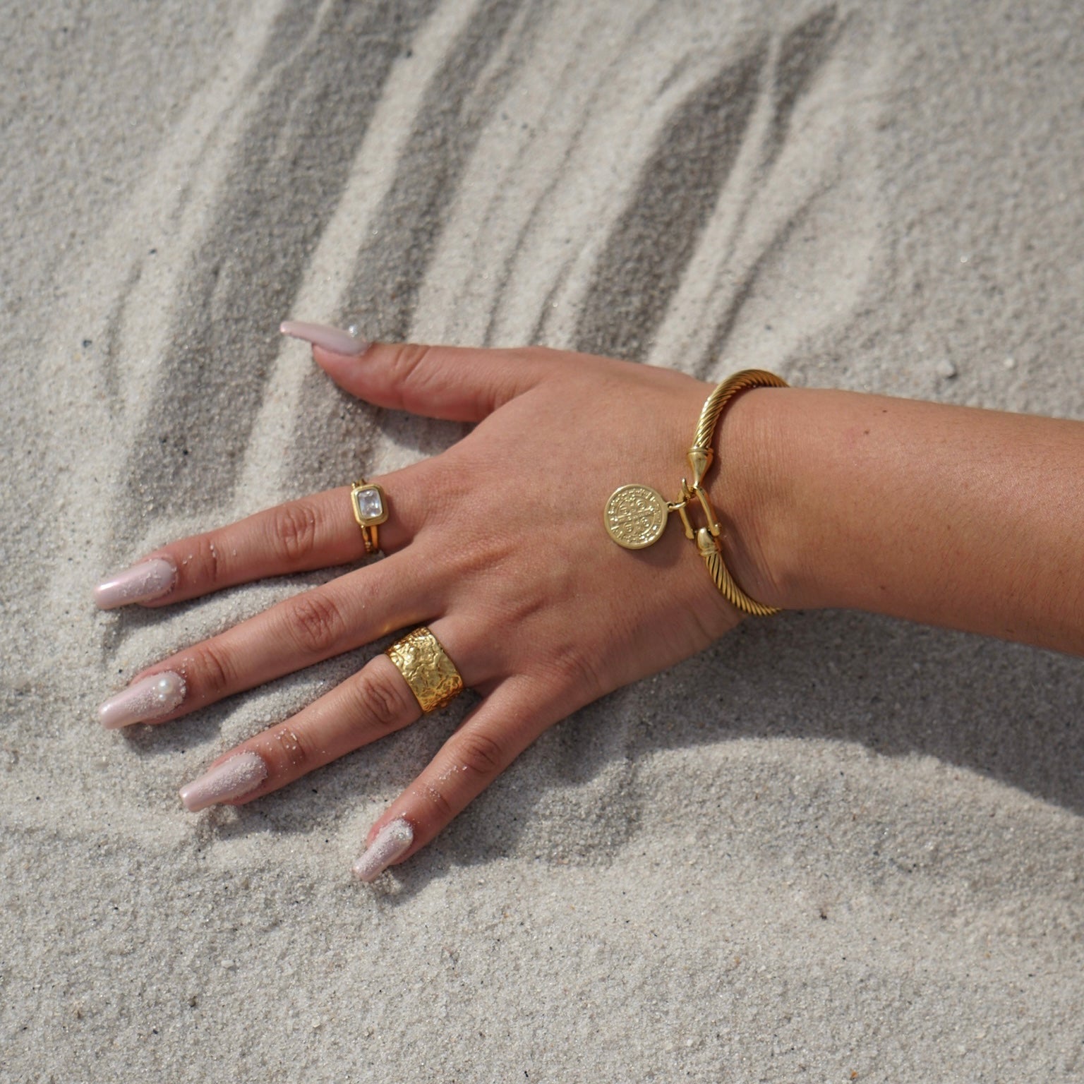Pulsera Rope con dije San Benito reversible