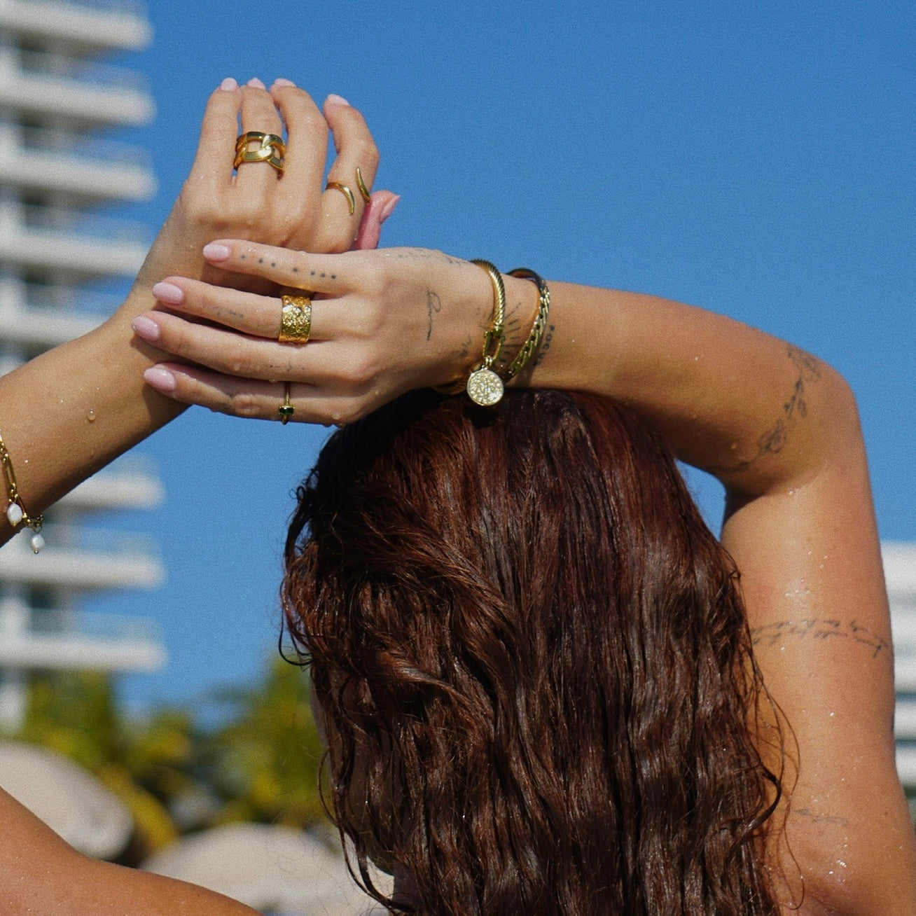 Pulsera Rope con dije San Benito reversible