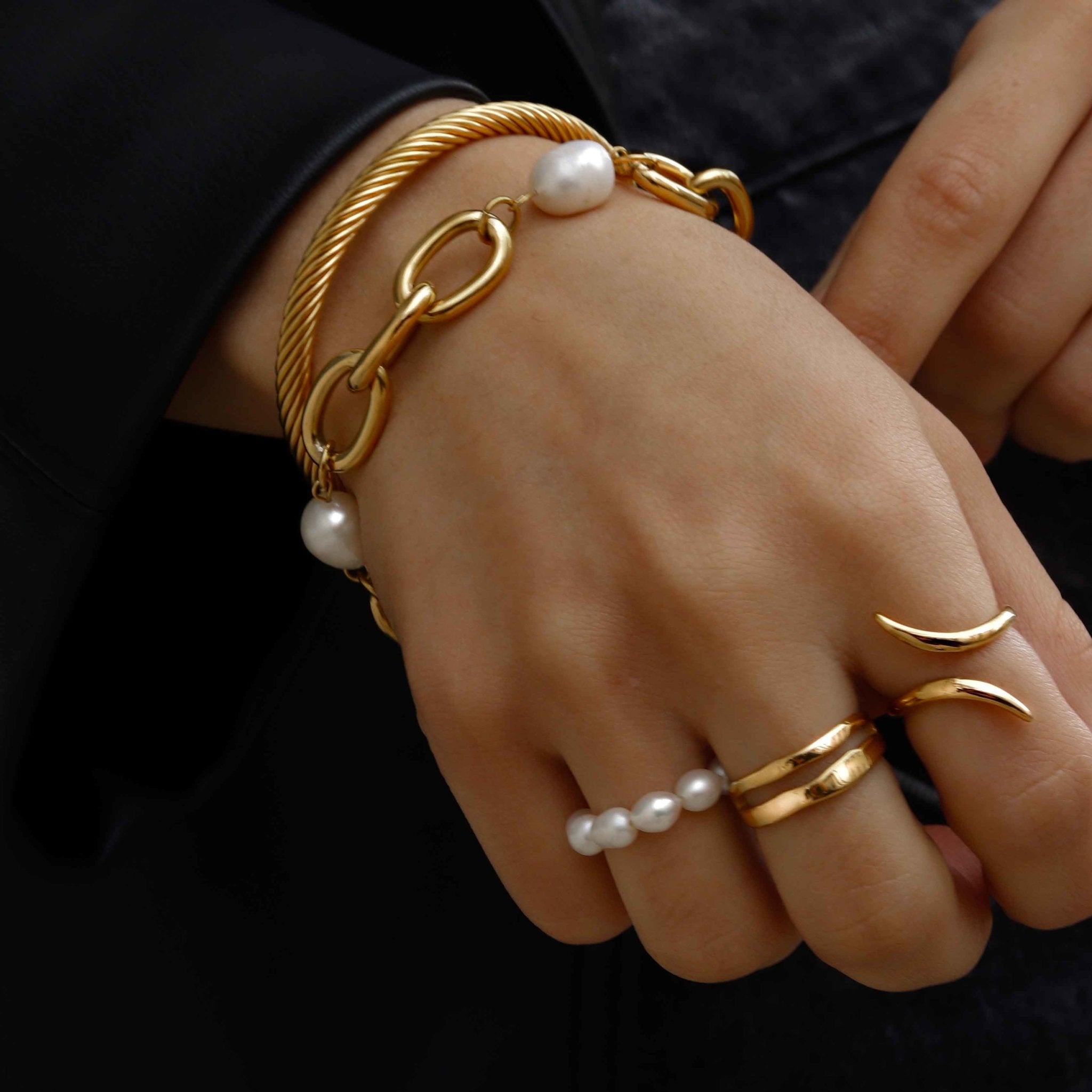 Pulsera Mancora con perlas naturales - pialu